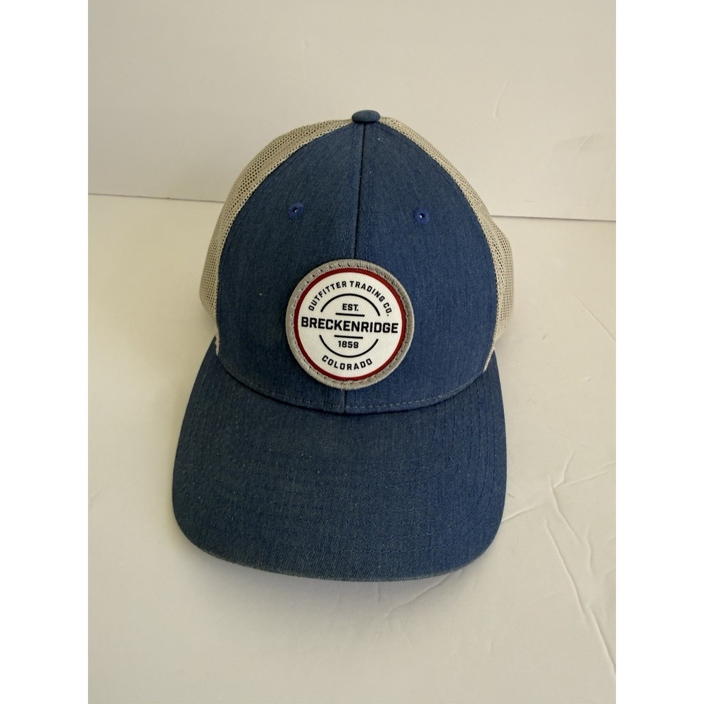 Breckenridge Hat Trucker Snapback Prefade ‎ Colorado Ski Resort Cap